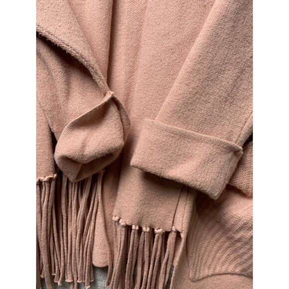 MAGASCHONI COZYCORE CARDIGAN SWEATER WOMENS Size LARGE in SHELL BLUSH PINK 93178 - Picture 8 of 8